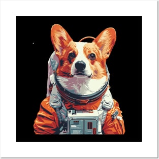 space corgi Posters and Art